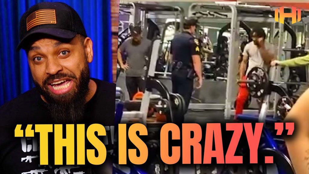 Black Guy Squares Up to FIGHT COP in GYM HE THEN REGRETS WHAT HAPPENS  NEXT!