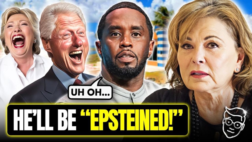 Roseanne Barr Says Diddy Will Get The ‘Epstein Treatment’ | ‘He’s Going Down..  Bill Clinton Won’t’