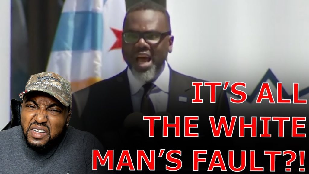 WOKE Mayor Brandon Johnson BLAMES ALL Chicago Problems On Racism In DELUSIONAL Reparations Speech!