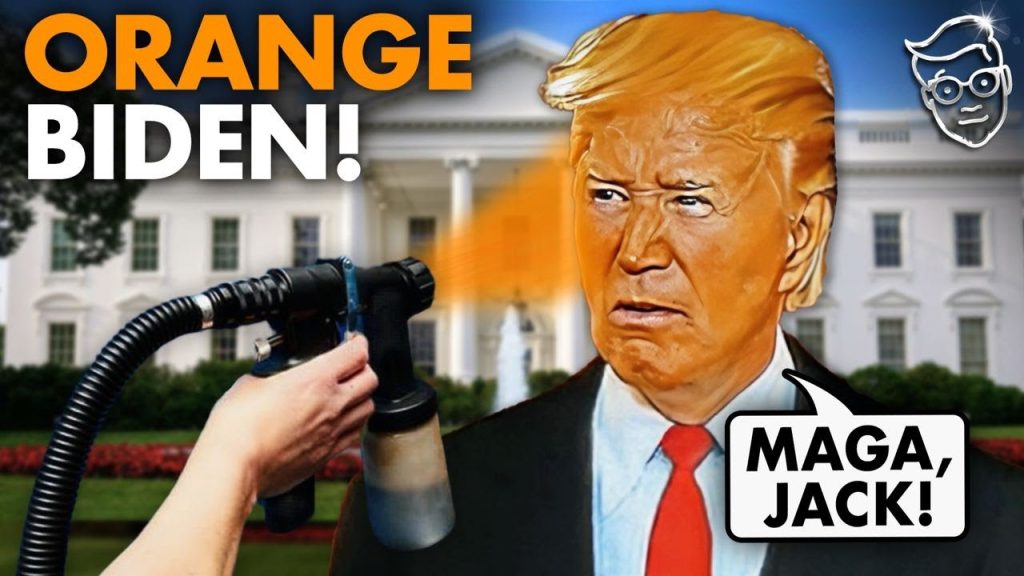 YIKES: White House Unveils New ‘ORANGE’ Joe Biden in PANIC | The Memes Are Hysterical: ‘He’s Trump!’