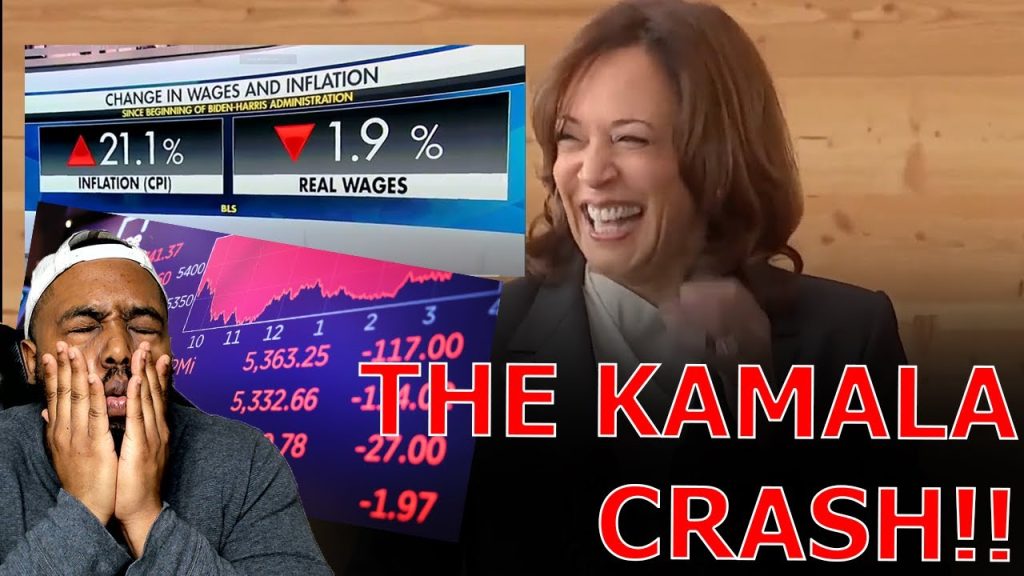 Kamala Harris BLAMES TRUMP As GLOBAL Stock Market CRASHES After DISASTEROUS Jobs Report!