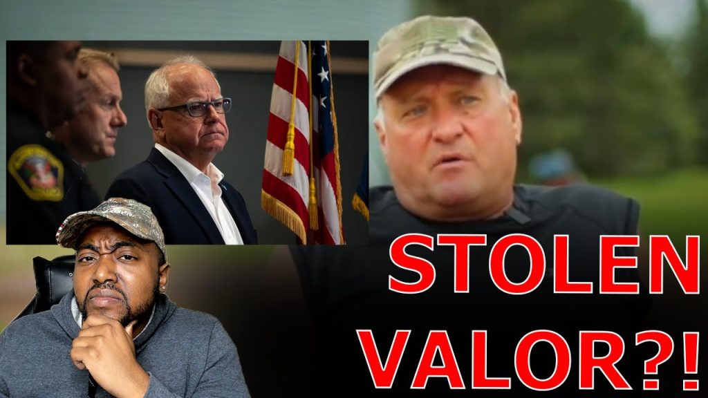 Veterans EXPOSE Kamala Harris VP Pick Tim Walz For STOLEN Valor After He ABANDONED Them Before Iraq!