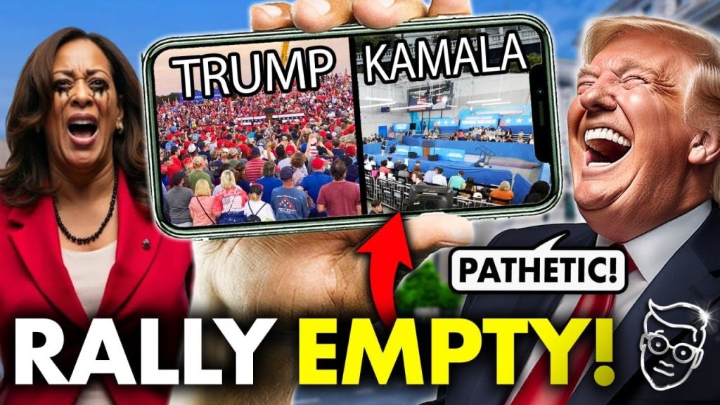 Kamala Holds First ‘Rally’ Without Rappers, NO ONE Shows Up | ‘Where are the Crowds Now?!’